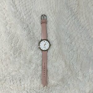 Elegant Pink Leather Kate Spade Women's Watch